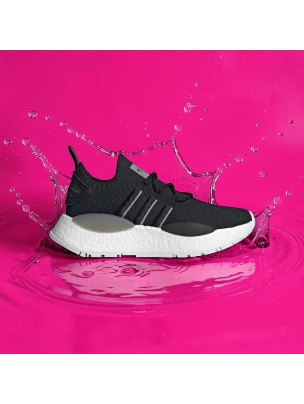$159 Adidas NMD W1 IG0480 Women's Running Shoes Boost NEW Size 7 Black White